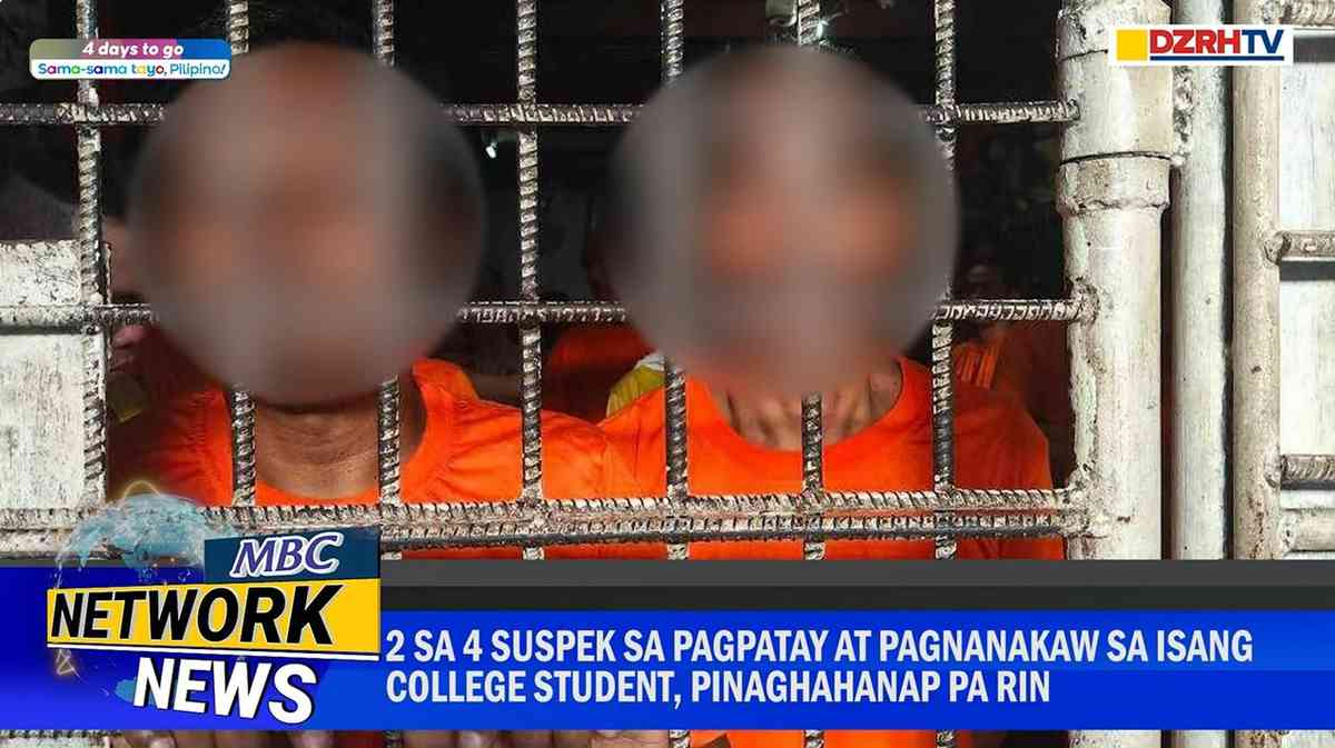 2 construction workers arrested after killing a college student in Binangonan, Rizal