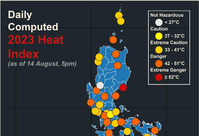 Casigaran, Aurora logs highest heat index in PH at 60°C – PAGASA