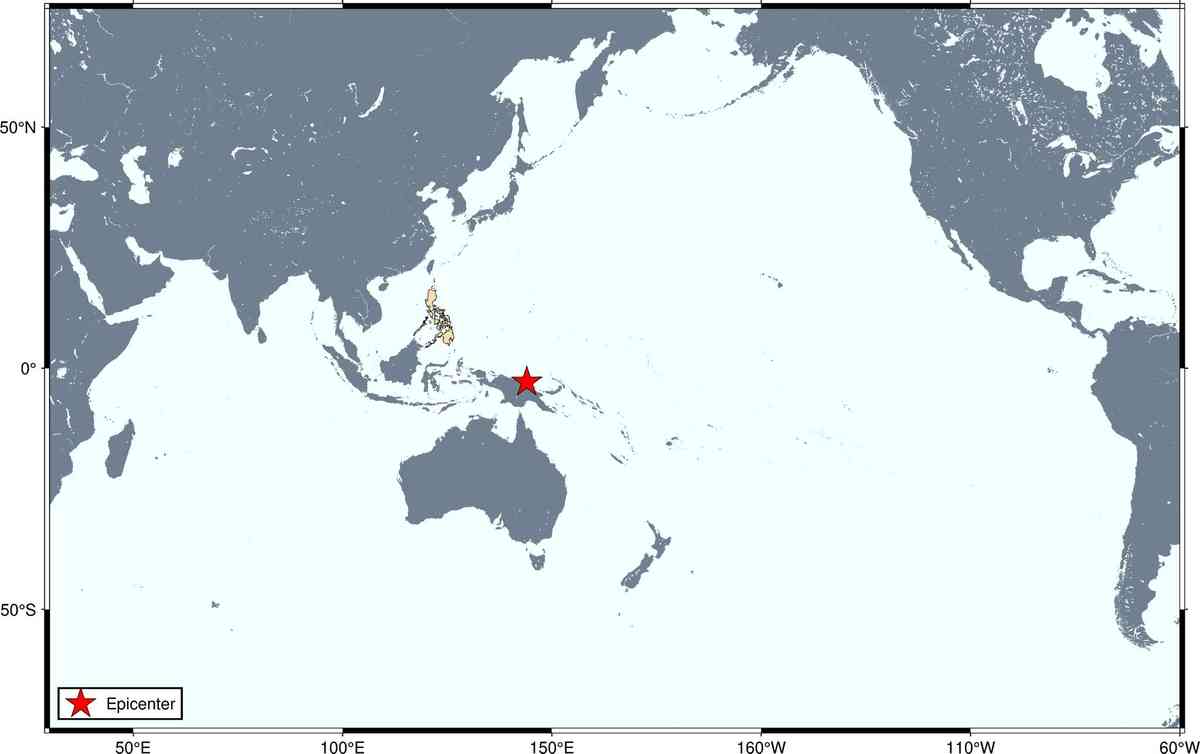 No tsunami threat to PH after magnitude 6.6 quake hits Papua New Guniea - PHILVOCS