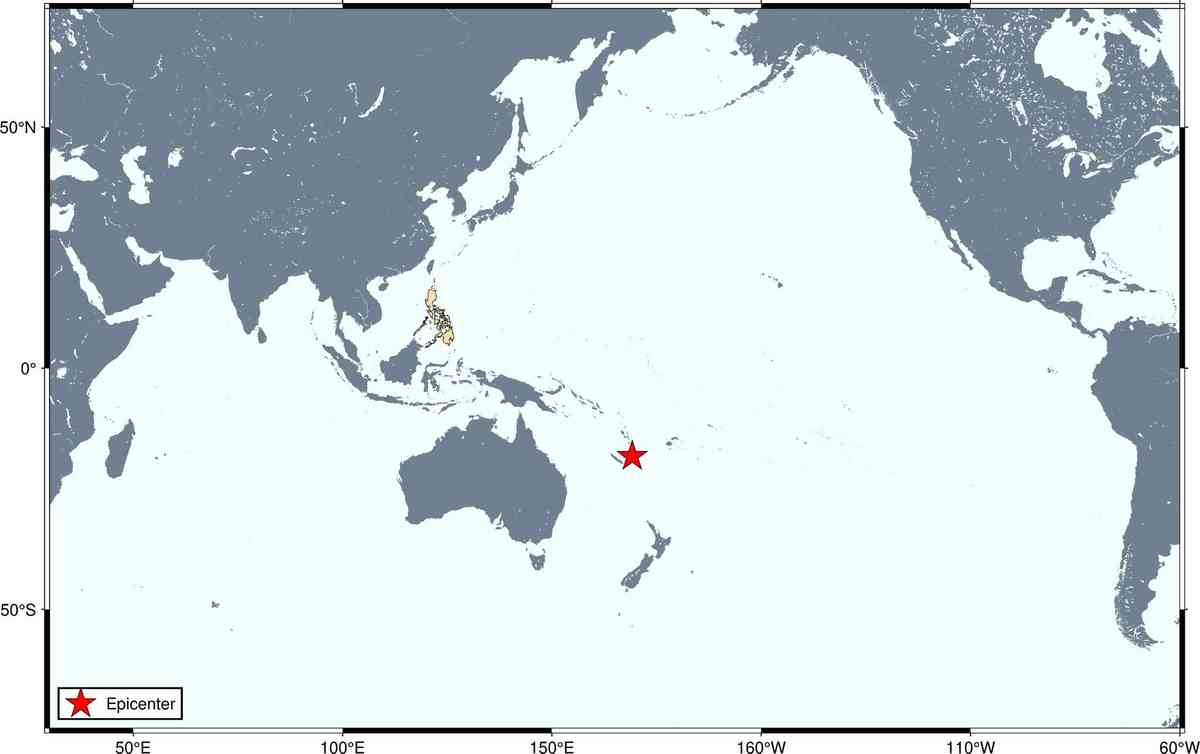 No tsunami threat to PH after Vanuatu quake - PHIVOLCS