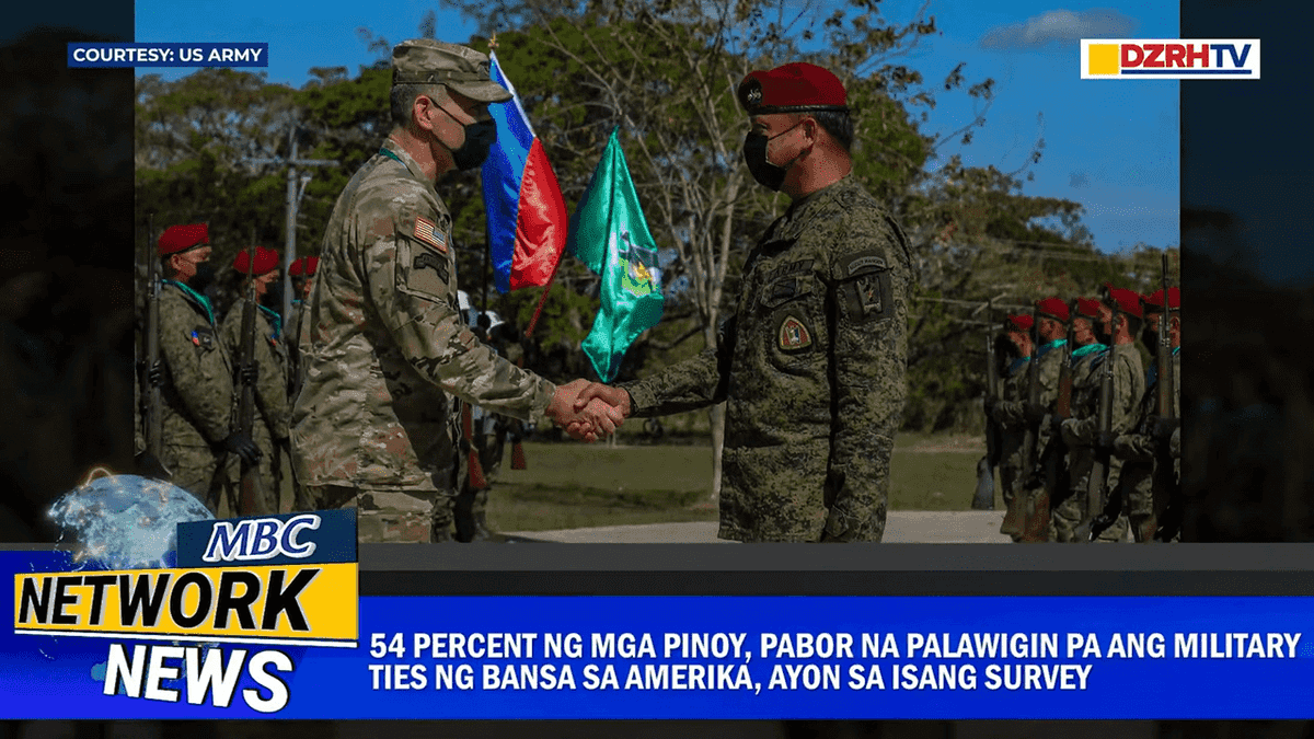 54% Pinoys in favor of strengthening PH-US military ties over WPS issue