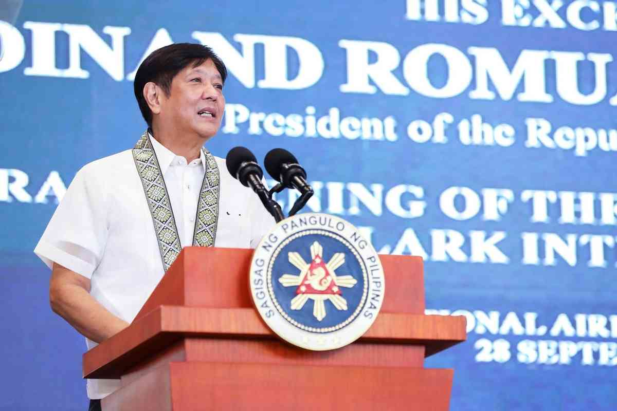 Marcos says rice prices will stabilize as harvest begins