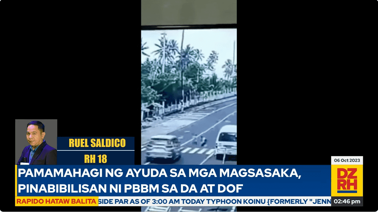 SUV accidentally hits Grade 2 student in a pedestrian lane in Albay