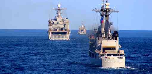 Filipino, American, French ships set sail for 2024 Balikatan exercises