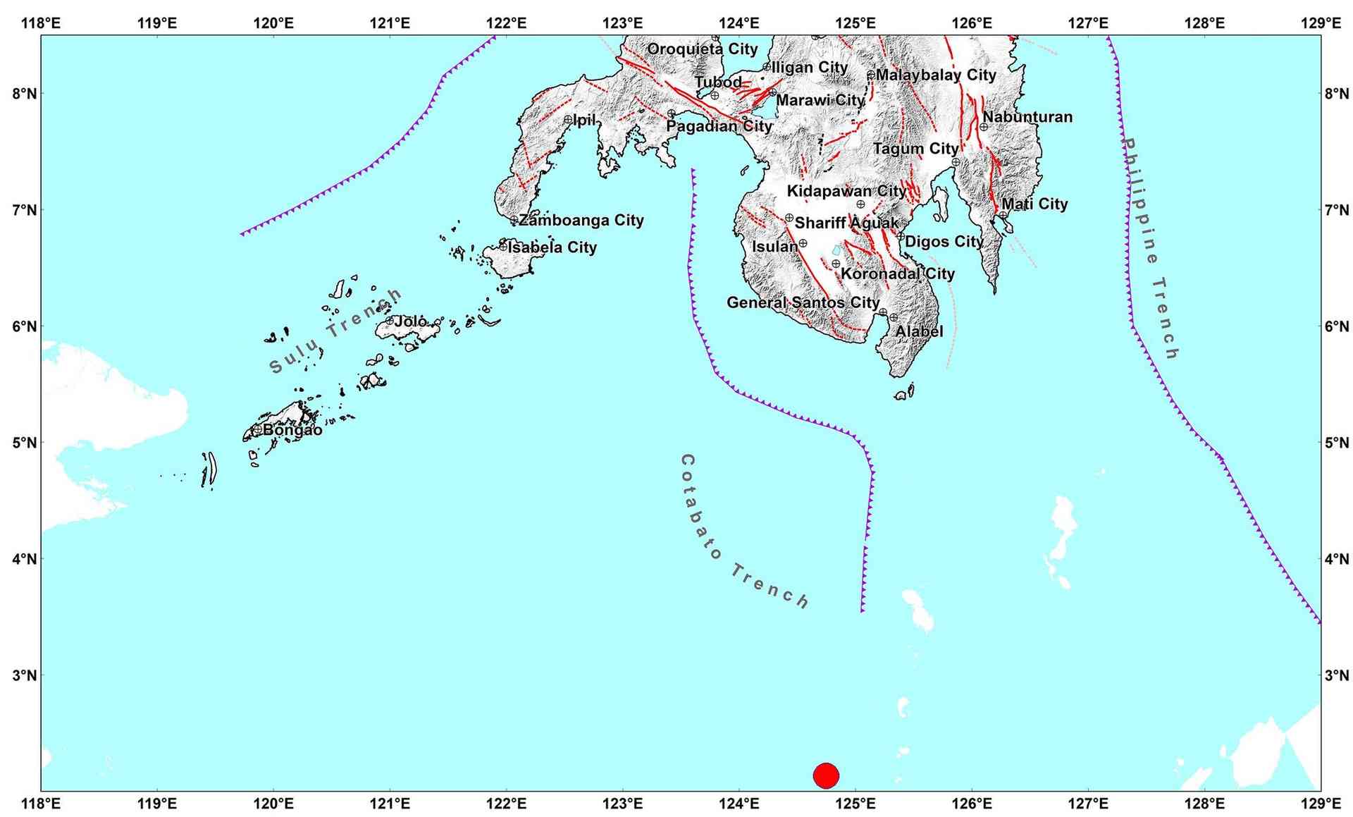 Magnitude 4.6 quake hits Davao Occidental