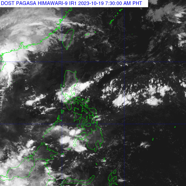 Shear line, northeasterly windflow, localized thunderstorms to bring rains over parts of PH