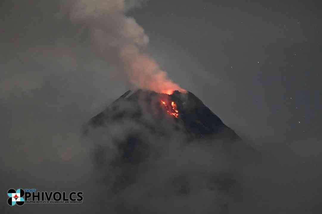 Mayon shows weakening effusive activity - PHILVOCS