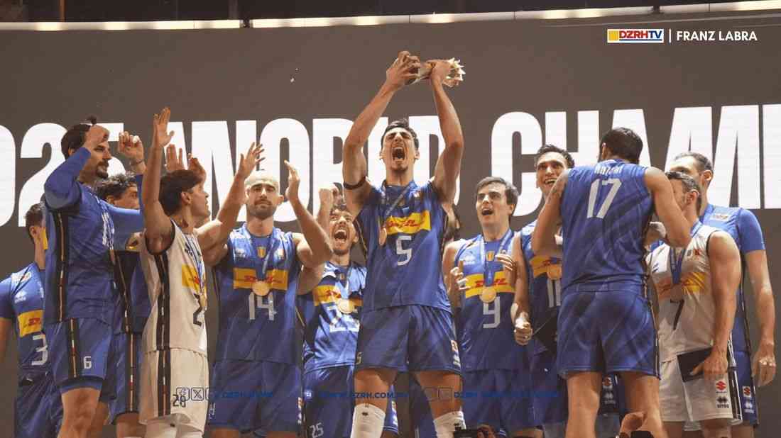 Italy secures fifth world title after defeating Bulgaria in FIVB Worlds final