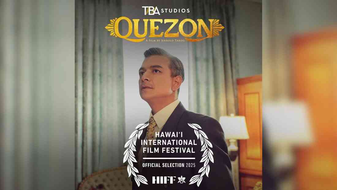 ‘Quezon’ biopic selected for screening at the Hawaiian International Film Festival