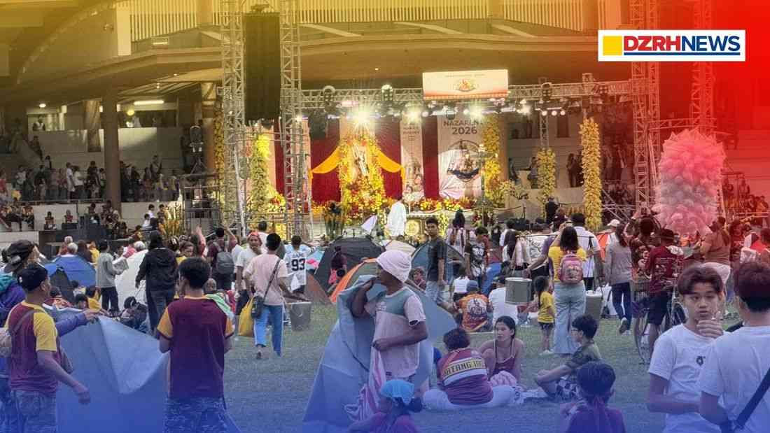 Devotees continue to flock to "Pahalik" at Quirino Grandstand ahead of Traslacion