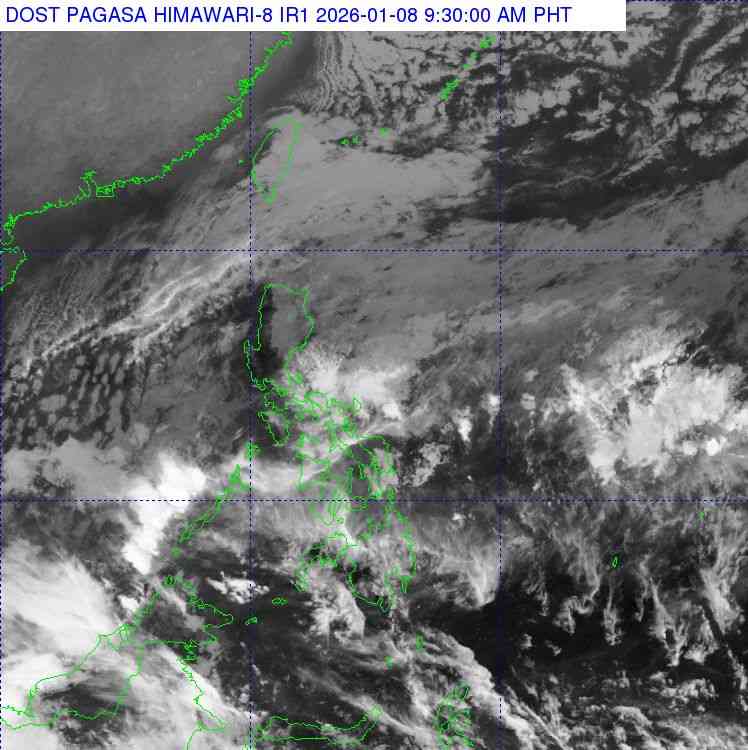 Shearline, Amihan to affect Luzon on Thursday, January 8 — PAGASA