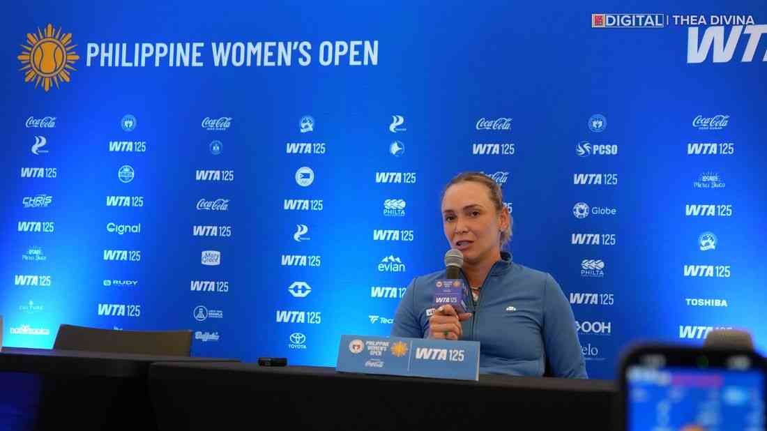 Top seed Donna Vekić embraces strong crowd, experience and relationship with Alex Eala at the first PH Women’s Open