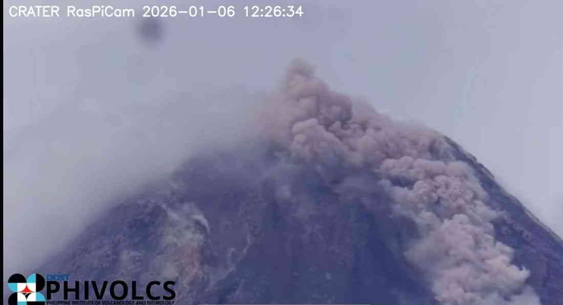 Mayon Volcano raised to Alert Level 3