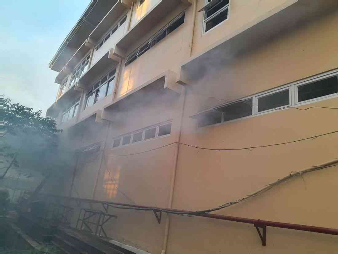 Fire at DPWH-CAR starts in financial management records room
