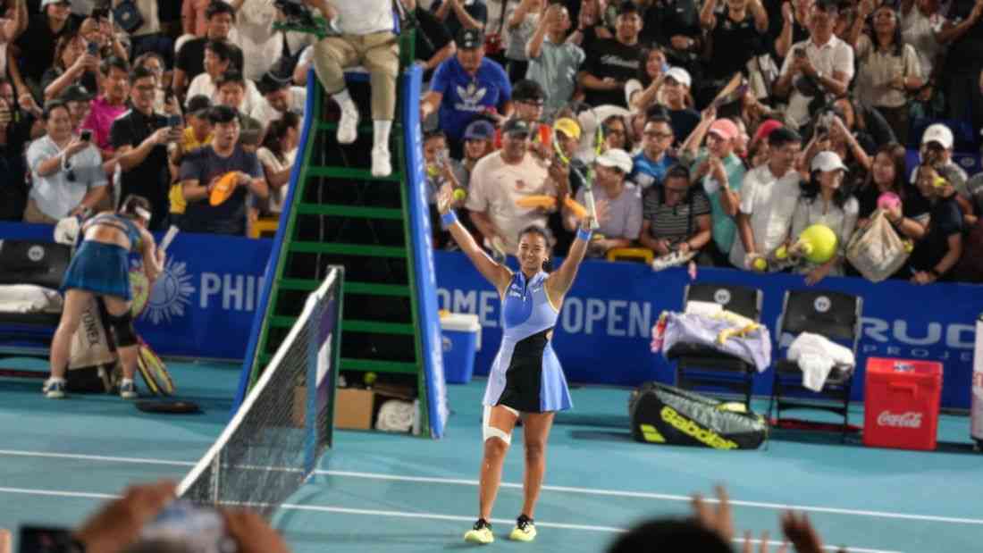 Alex Eala dominates Sakatsume, advances to Philippine Women’s Open quarterfinals