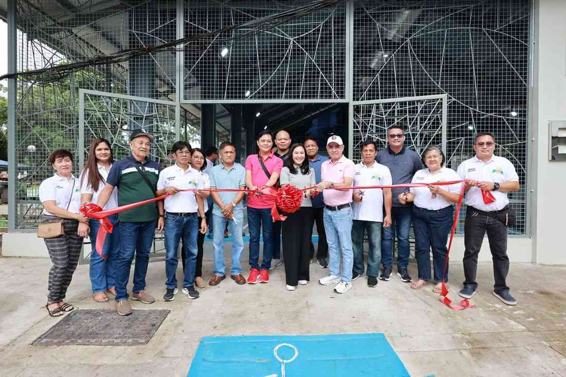 Quezon City opens new basketball court with flood-control facility