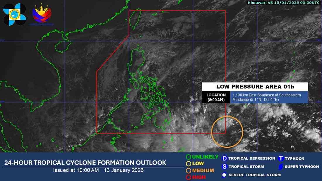 LPA inside PAR has medium chance to develop into tropical depression — PAGASA