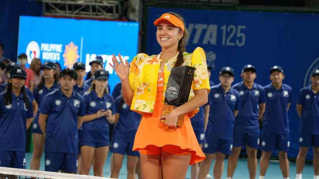 Camila Osorio takes inaugural Philippine Women’s Open Singles title after three-set war vs. Croatia’s Vekic