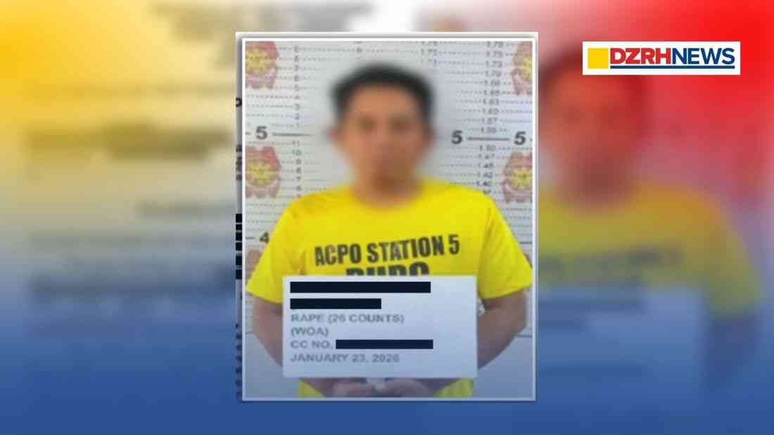 Fugitive wanted for 26 rape cases arrested after 16 years on the run