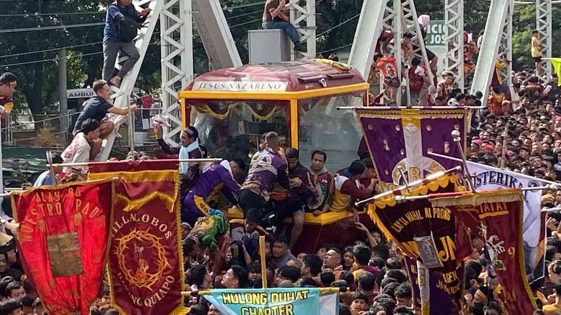 Accumulated crowd estimate at 4M devotees as Traslacion spills over to Jan. 10