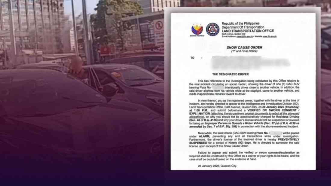 Vlogger’s road rage caught on video leads to 90-day license suspension