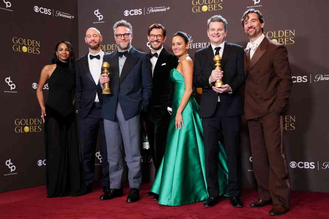 'The Pitt' and 'The Studio' win top TV honors at Golden Globes