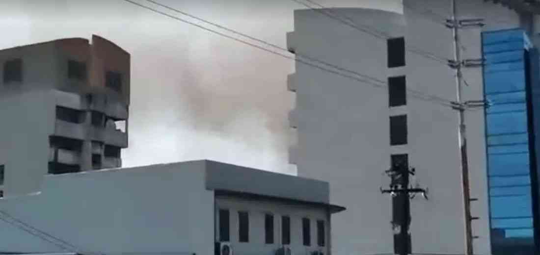 Caloocan commercial site catches fire