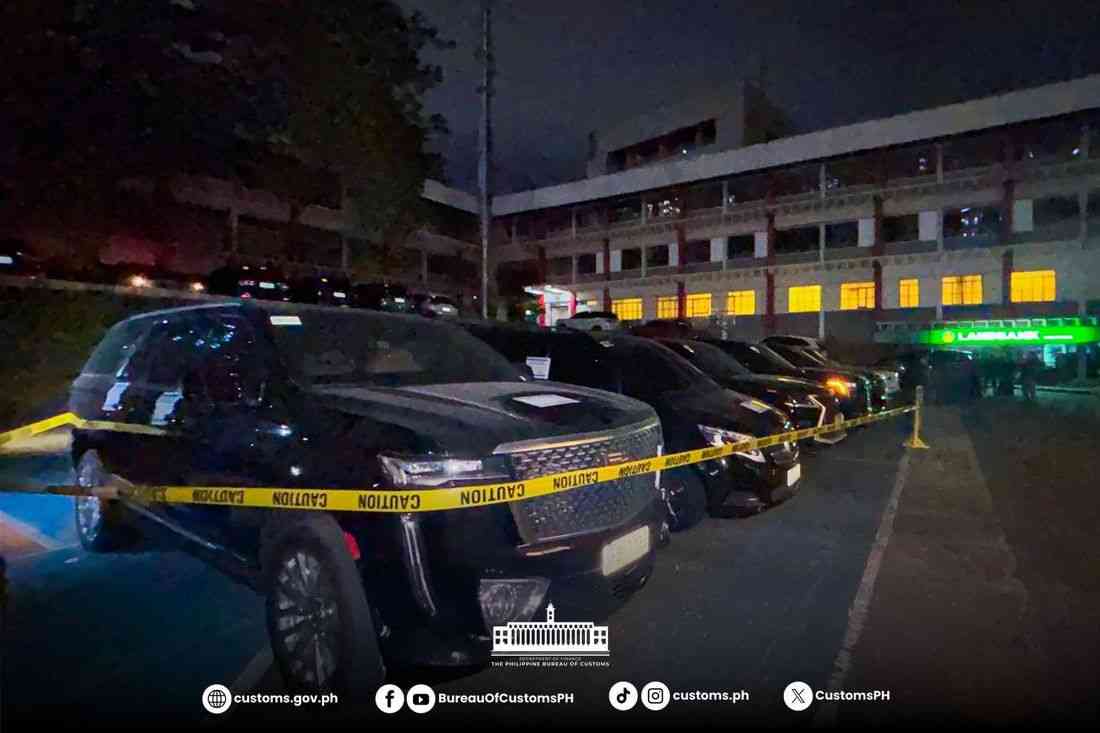 8 luxury vehicles worth ₱143-M seized in joint operation — BOC