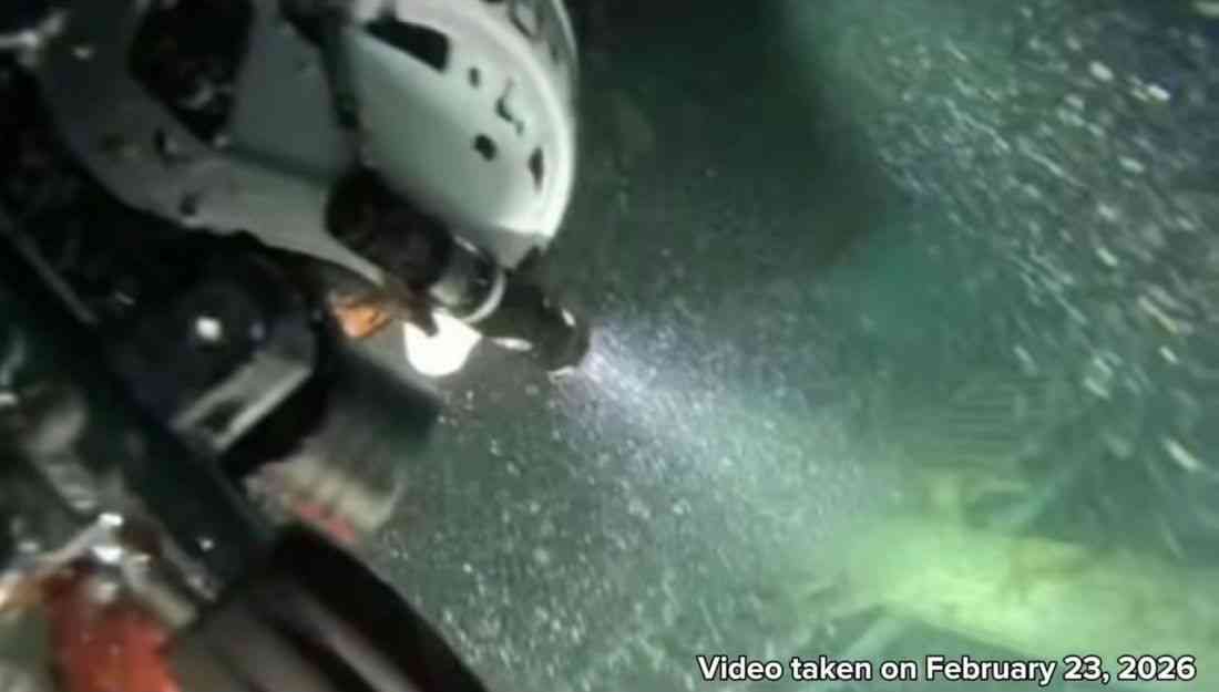 PCG completes full underwater search of sunken MV Trisha Kerstin 3