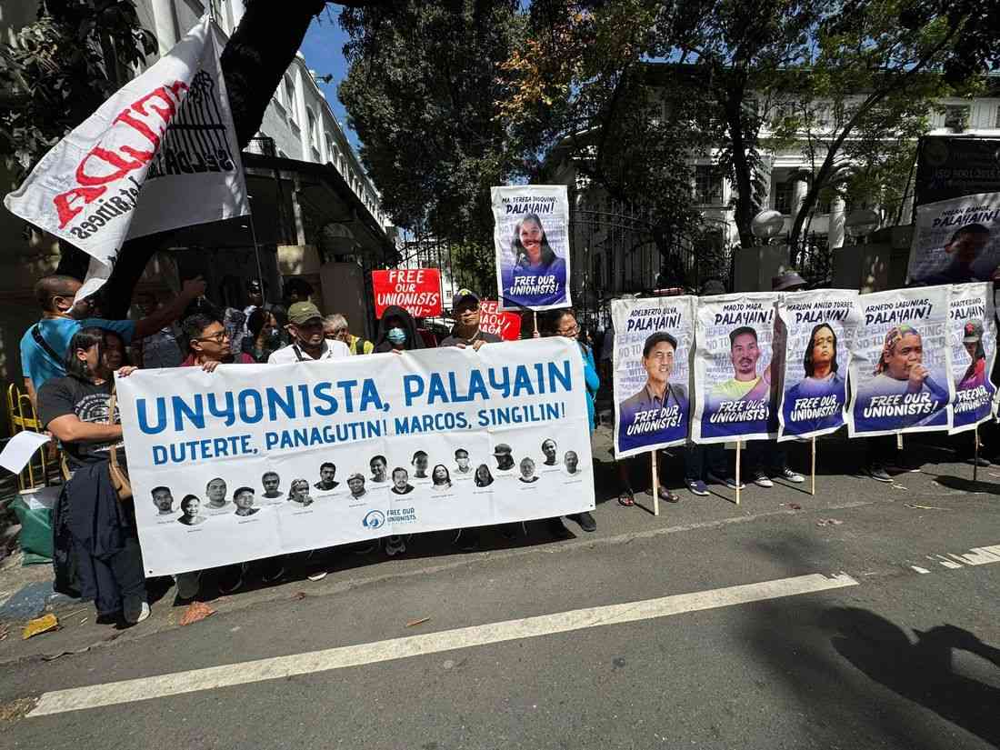 Labor groups call on Marcos, DOJ to free imprisoned labor activists