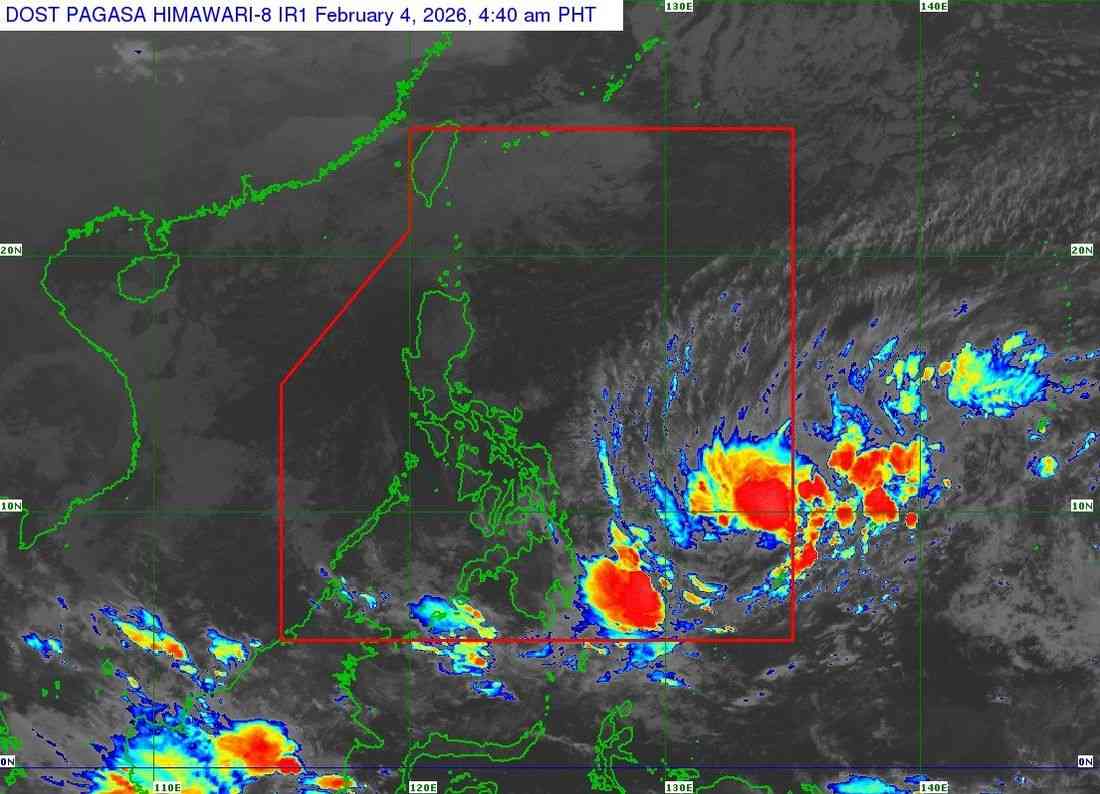 Signal No. 1 up in southern Surigao del Sur as ‘Basyang’ maintains strength