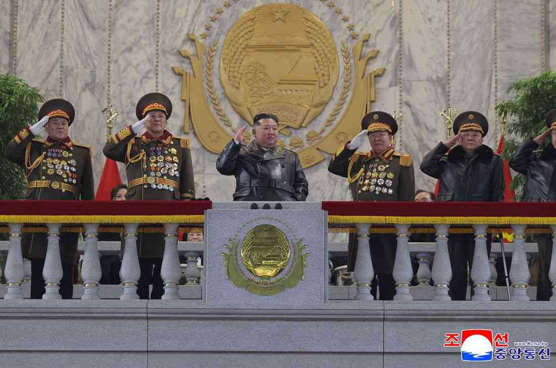 North Korea's Kim says to increase nukes, Pyongyang holds military parade