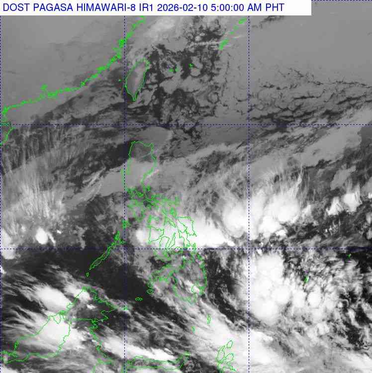Shearline, Amihan to affect parts of PH on Tuesday, Feb. 10