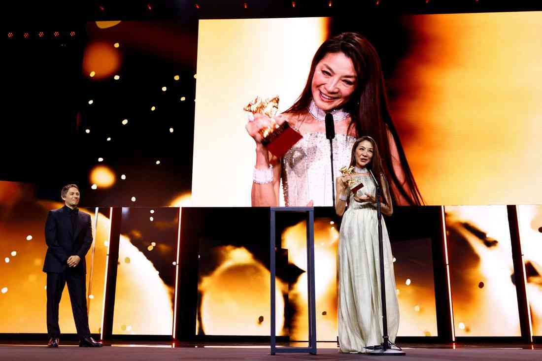 Michelle Yeoh says Berlinale holds special place for her as she collects lifetime award