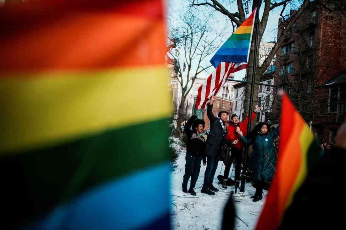 New Yorkers return Pride flag to Stonewall after Trump administration removed it