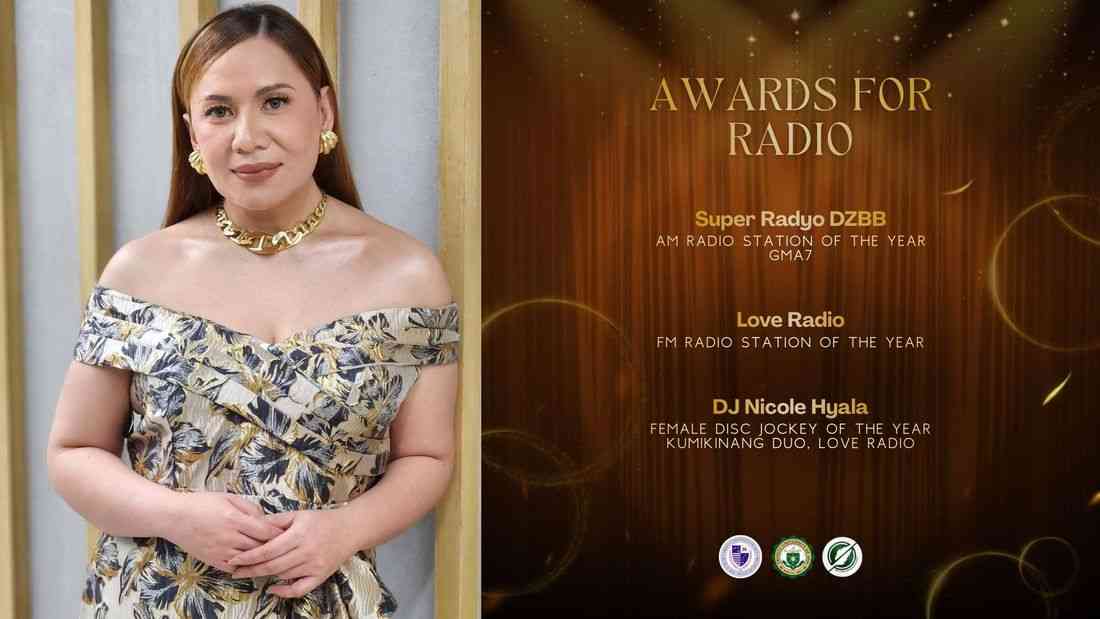 Love Radio, DJ Nicole Hyala win big in 11th Platinum Stallion National Media Awards