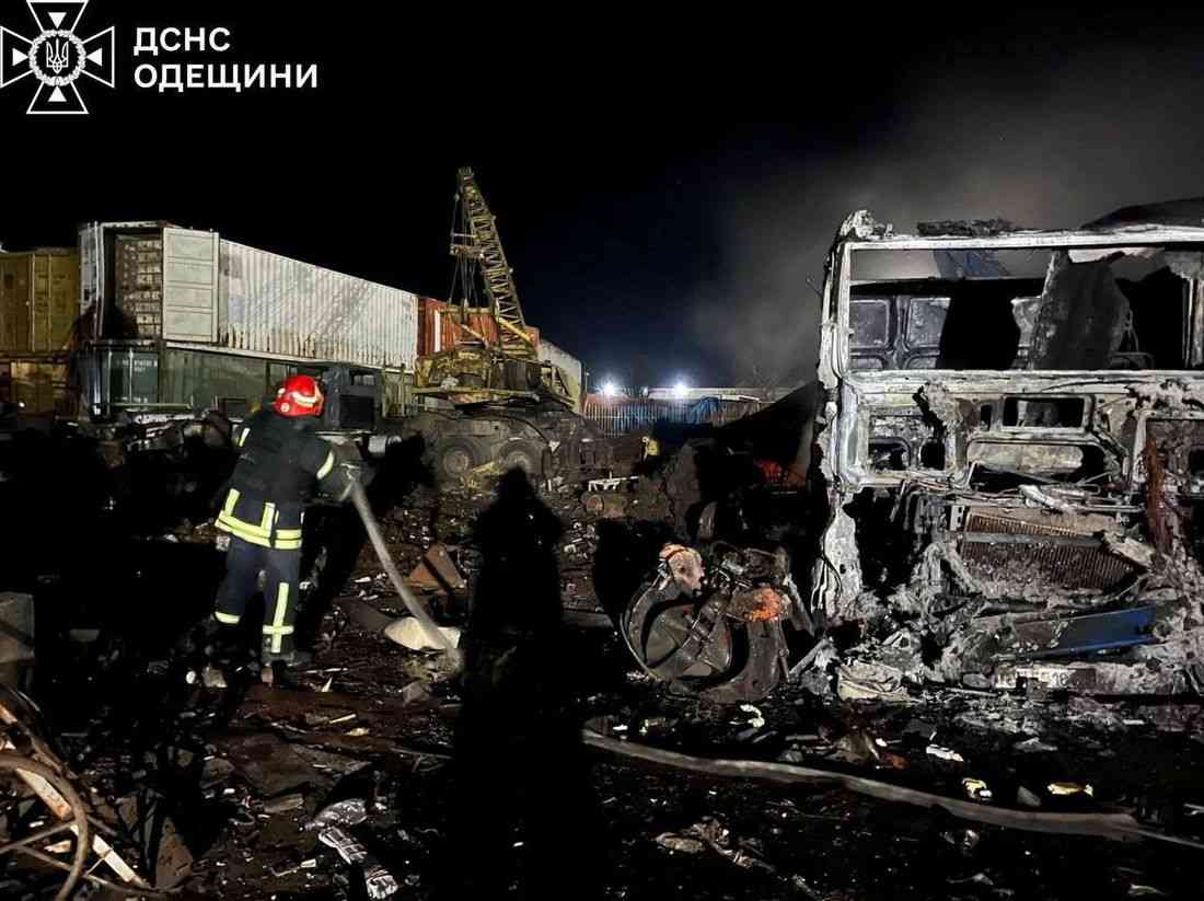 Russian attack on Ukraine's Odesa region killed two people, injured three