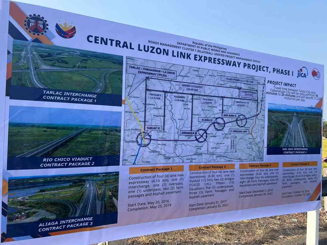 Central Luzon Link Expressway to cut travel time — Dizon