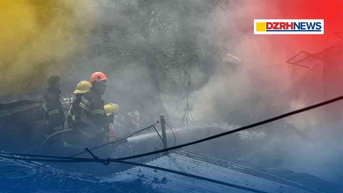 Fire hits Brgy. UP Campus in Quezon City; at least 20 homes destroyed