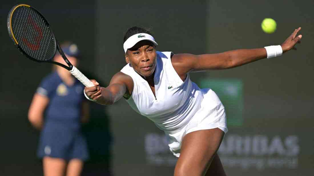 Tennis-Venus says it is still a thrill to play for fans at Indian Wells