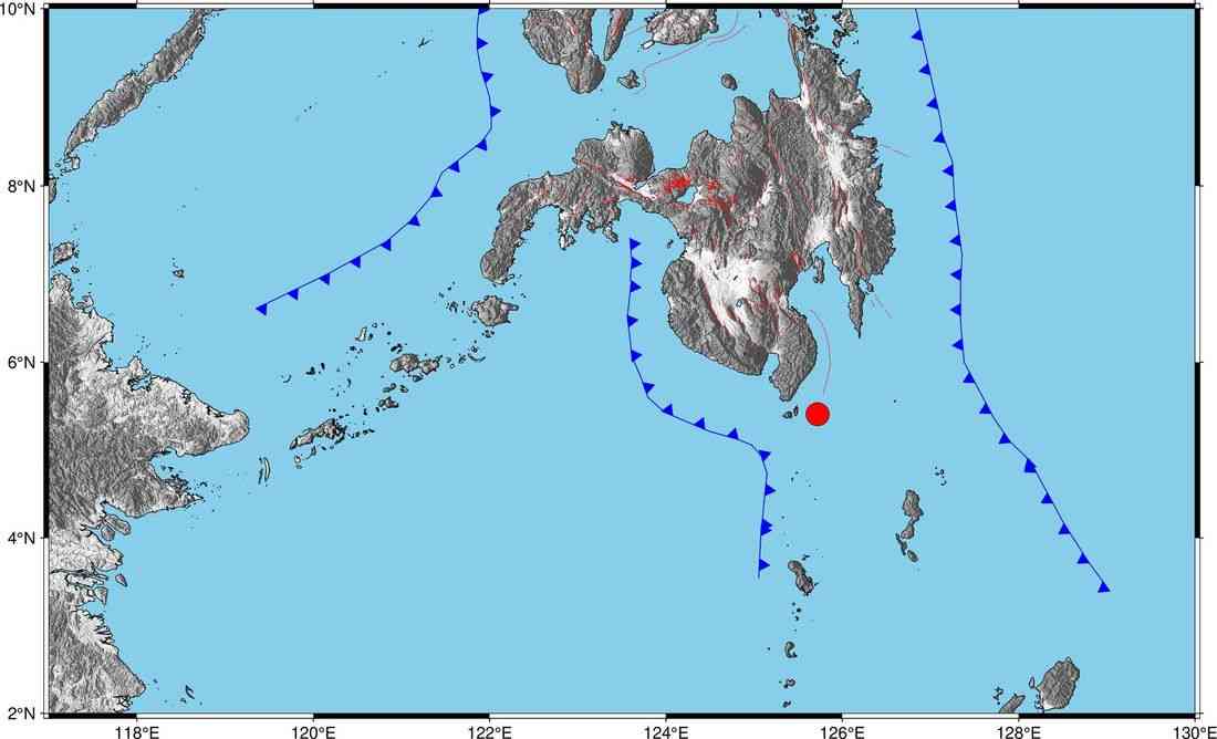 Magnitude 5.4 shakes Sarangani, Davao Occidental