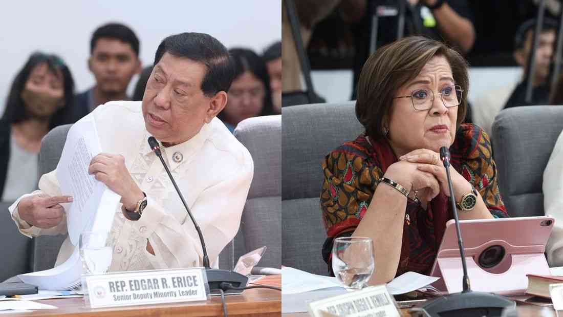 Erice no longer House senior deputy minority leader, role handed to de Lima