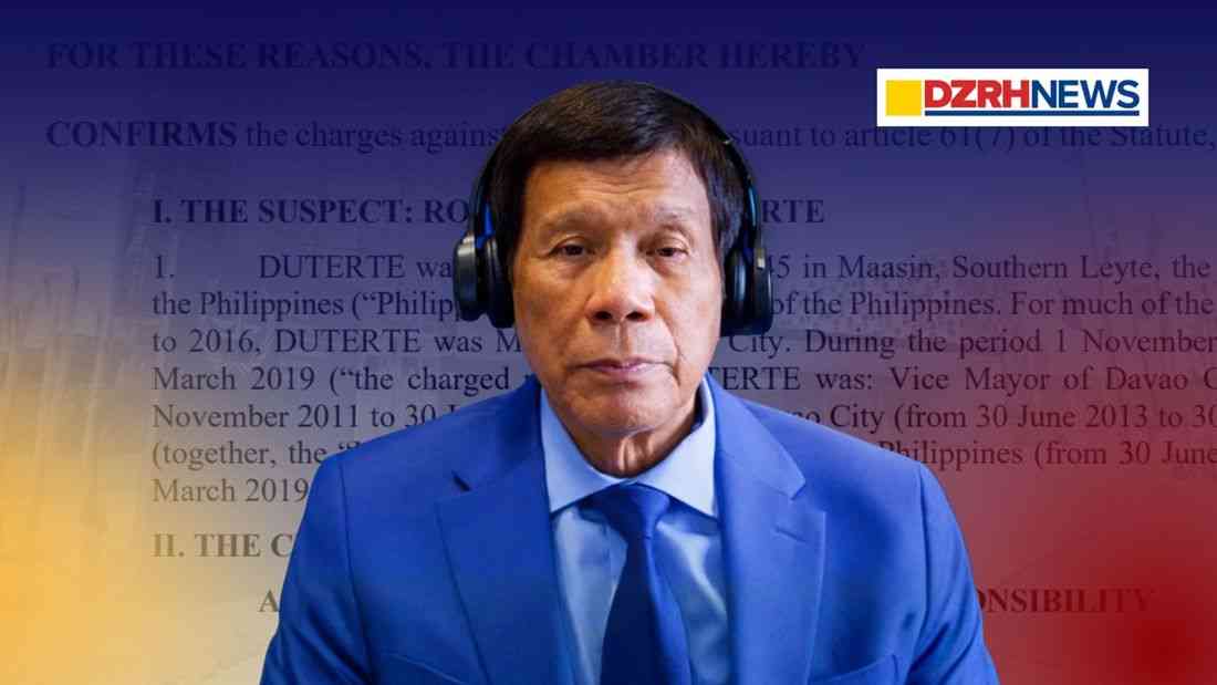 ICC confirms crimes against humanity charges vs. former President Duterte