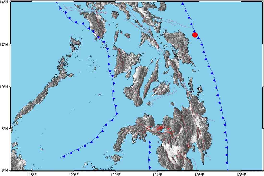 Magnitude 4.8 earthquake hits San Policarpo, Eastern Samar