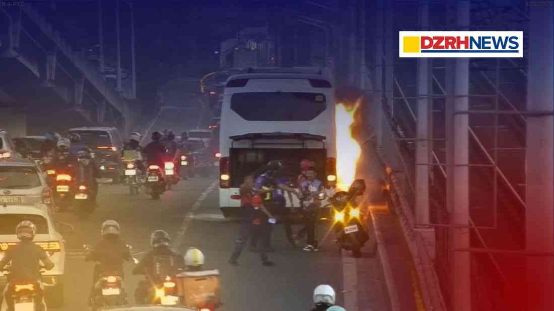 DPWH orders bus firm to cover EDSA-Ortigas flyover damage after fire