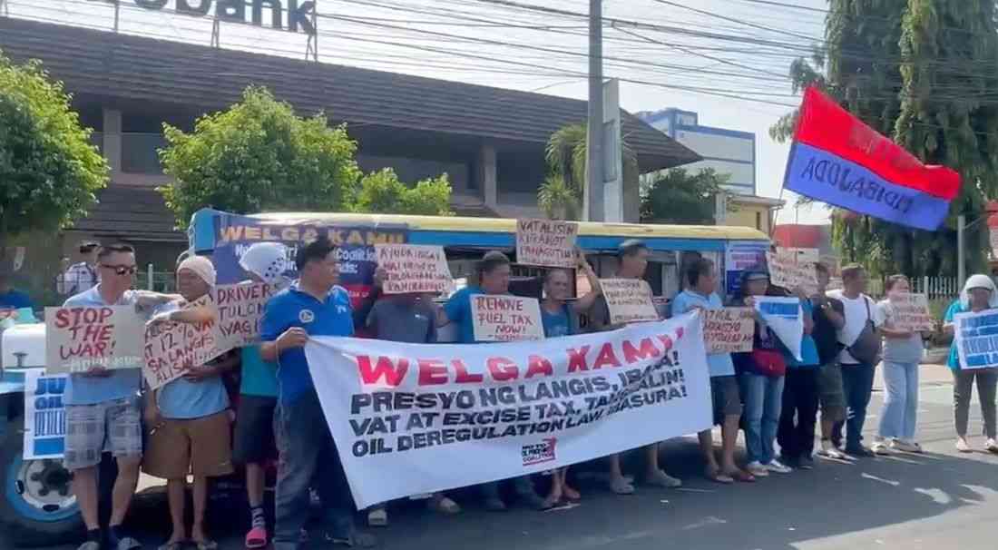 Nearly 100 jeepney drivers halt trips, stage rally along Baclaran–Mabini and Harrison route