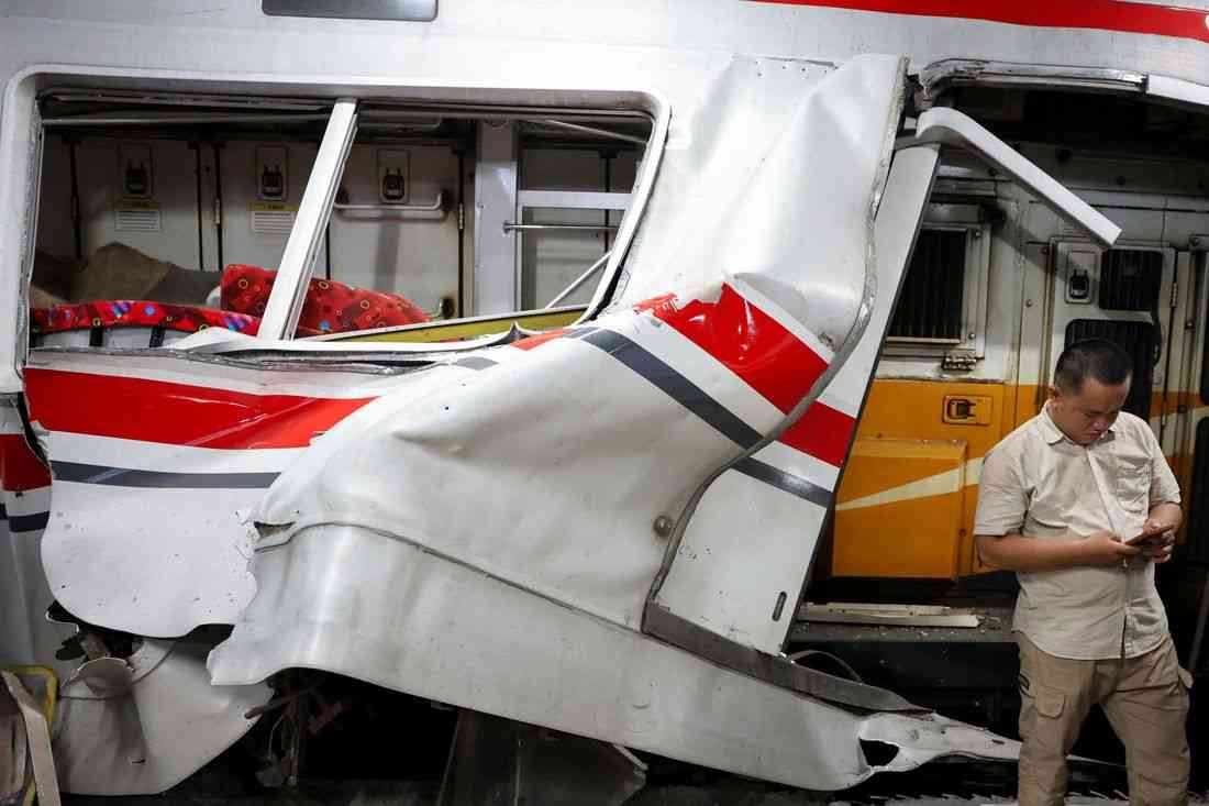 At least four killed in train collision on outskirts of Indonesian capital