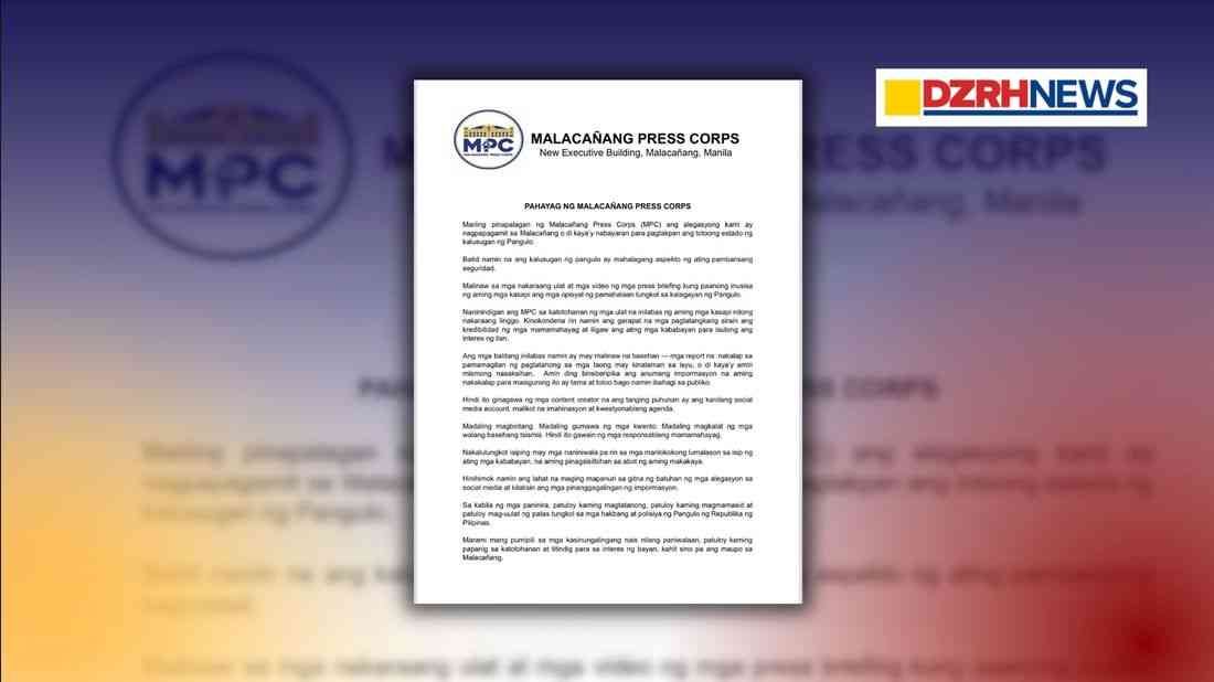 MPC denies allegations, defends credibility of reporting on President’s health