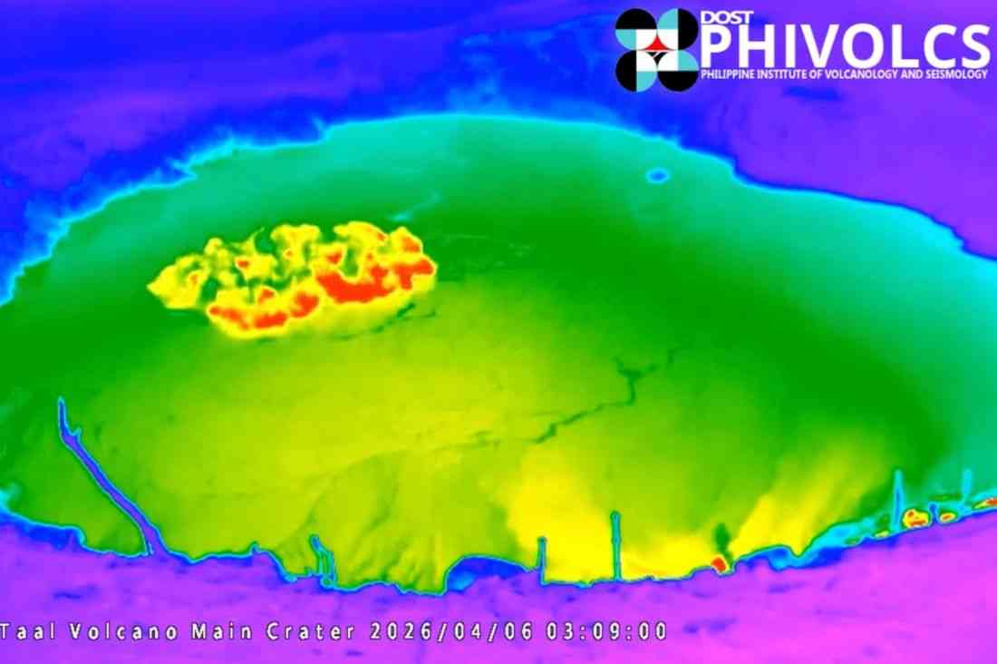 Weak phreatic eruption recorded at Taal Volcano; Alert Level 1 stays