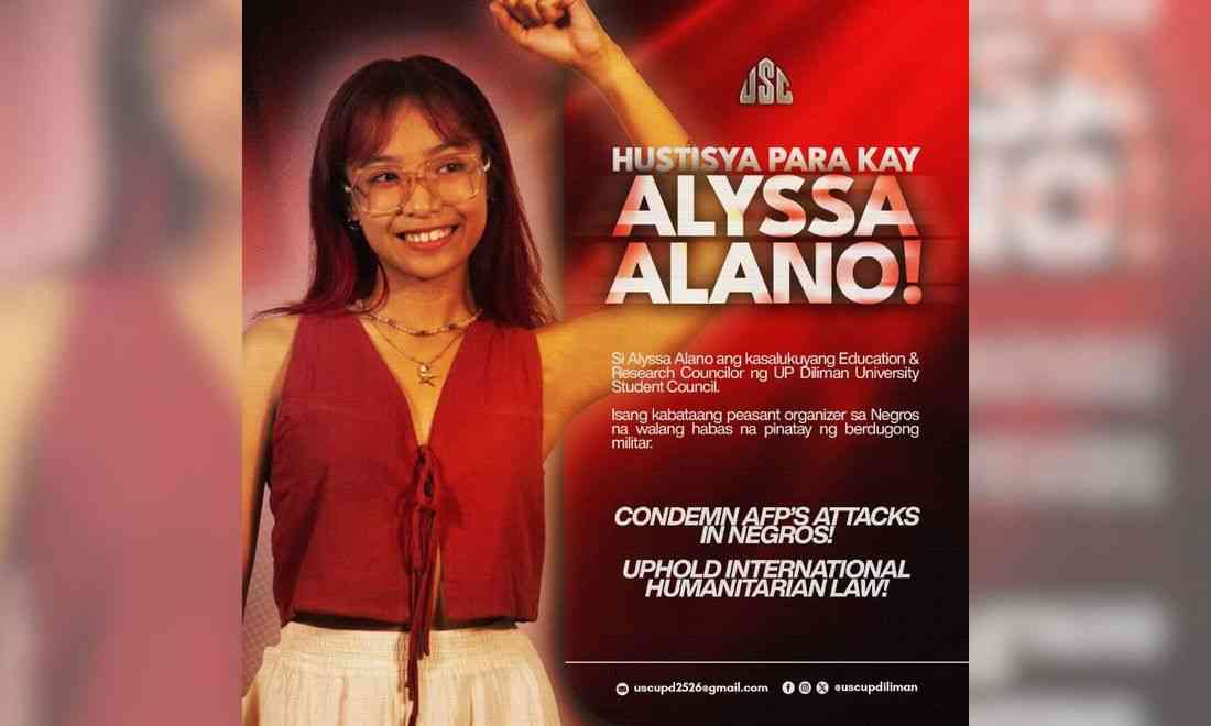 UP Diliman student leader among those killed in Negros Occidental clash